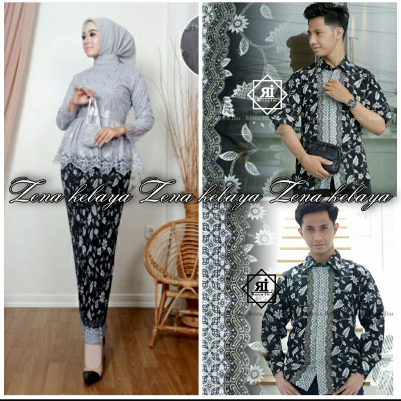 COUPLE KEBAYA AURORA PITA/KEBAYA MODERN/KEBAYA WISUDA/COUPLE KEMEJA BATIK