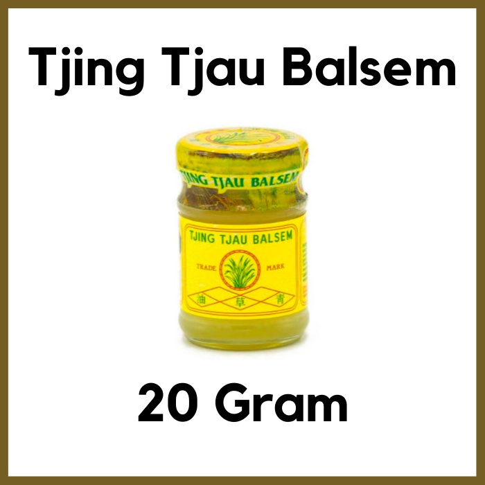 Balsem Tjing Tjau Balsem 20 gram Cing cao Tjing Tjao Balsem kuning 20g Balsam