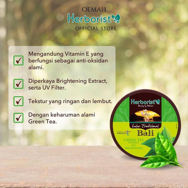 Herborist Lulur Bali Tradisional 100gr / 200gr | Herboris Lulur Bali-Lulur - GREEN TEA