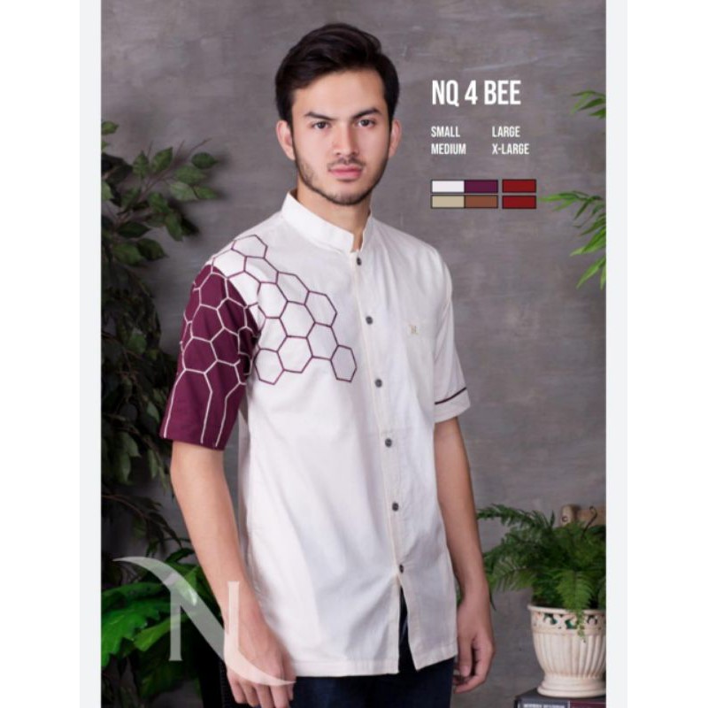 Baju Nizar 2021 NQ 4 BEE / Baju Koko pria