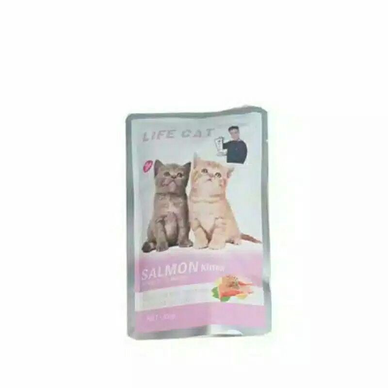 Makanan Kucing Basah Life Cat Pouch 85Gram