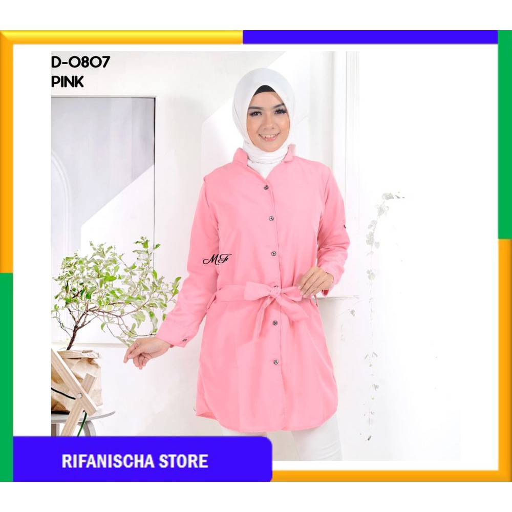 Rf 0807 Baju Tunik Atasan Murah Wanita Muslim Kekinian (MF)