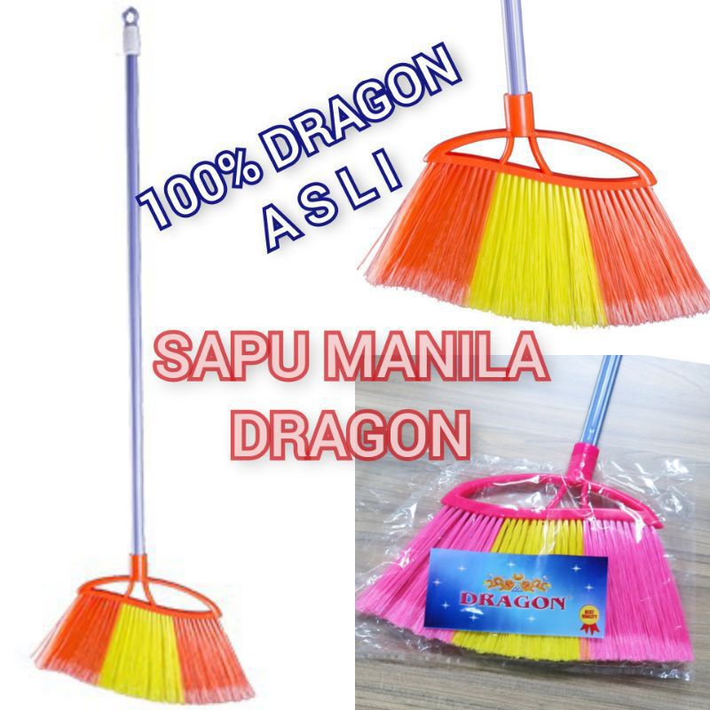 SAPU MANILA DRAGON / Pengganti Sapu Lantai Romawi Dragon Nilon / Sapu Nylon