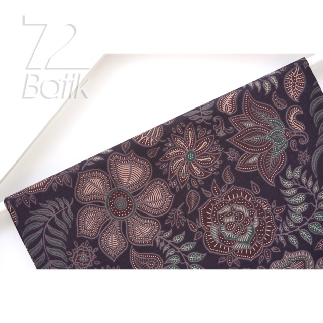 KAIN PANJANG BATIK Bahan Katun Motif Kembang Warna Hitam Item Hijau Ijo 721716 Cap 72 Jarik Jarit Samping Kebat Panjang Batik Katun Modern Premium Bahan Seragam Batik Pernikahan Kantor Keluarga Murah Kamen Jadi Batik Bali Lembaran