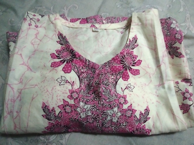 Batik Dolby Dolbi Dobby Doby Tenun Sutra Tulis Katun Atbm Baron Atasan Batik Wanita Sogan Srg308