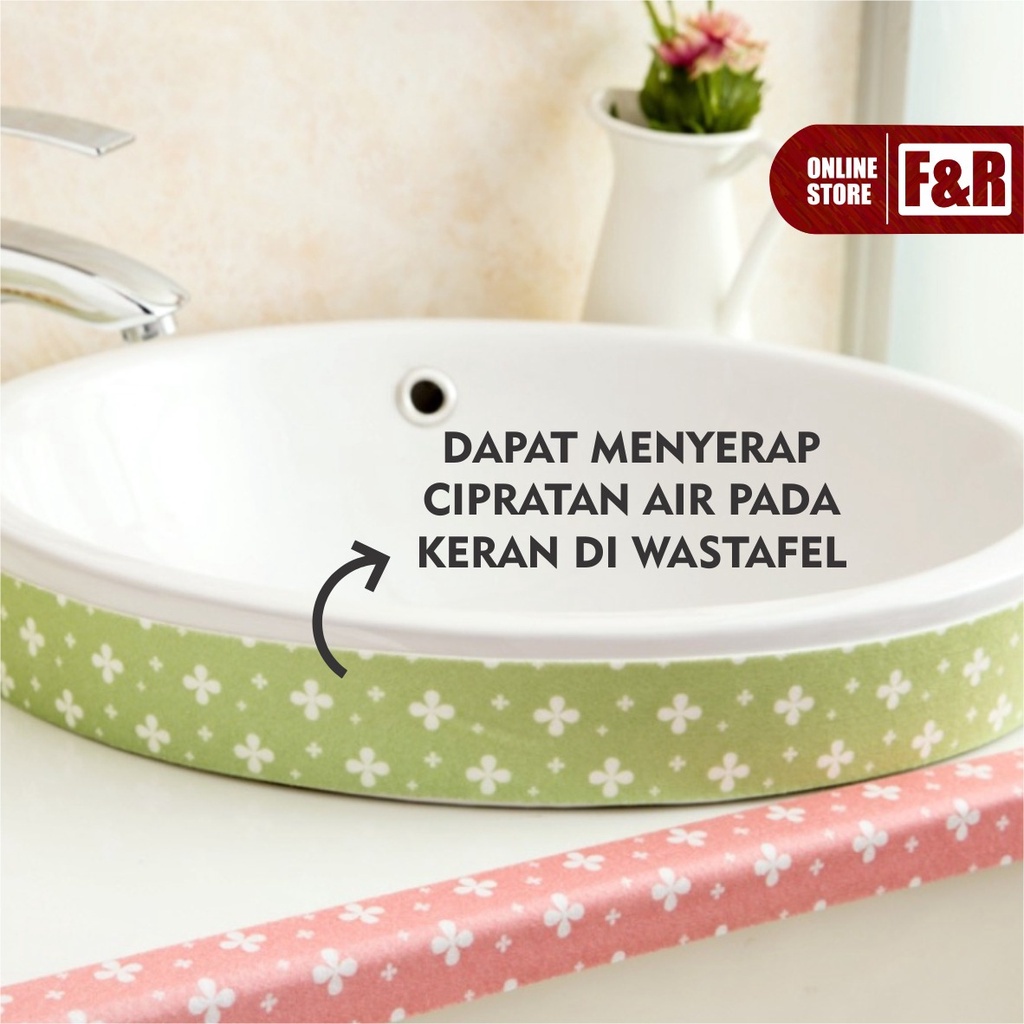 Roll Stiker Kain Penyerap Air | Tempelan Dapur Wastafel Kloset Basin Kitchen Sink