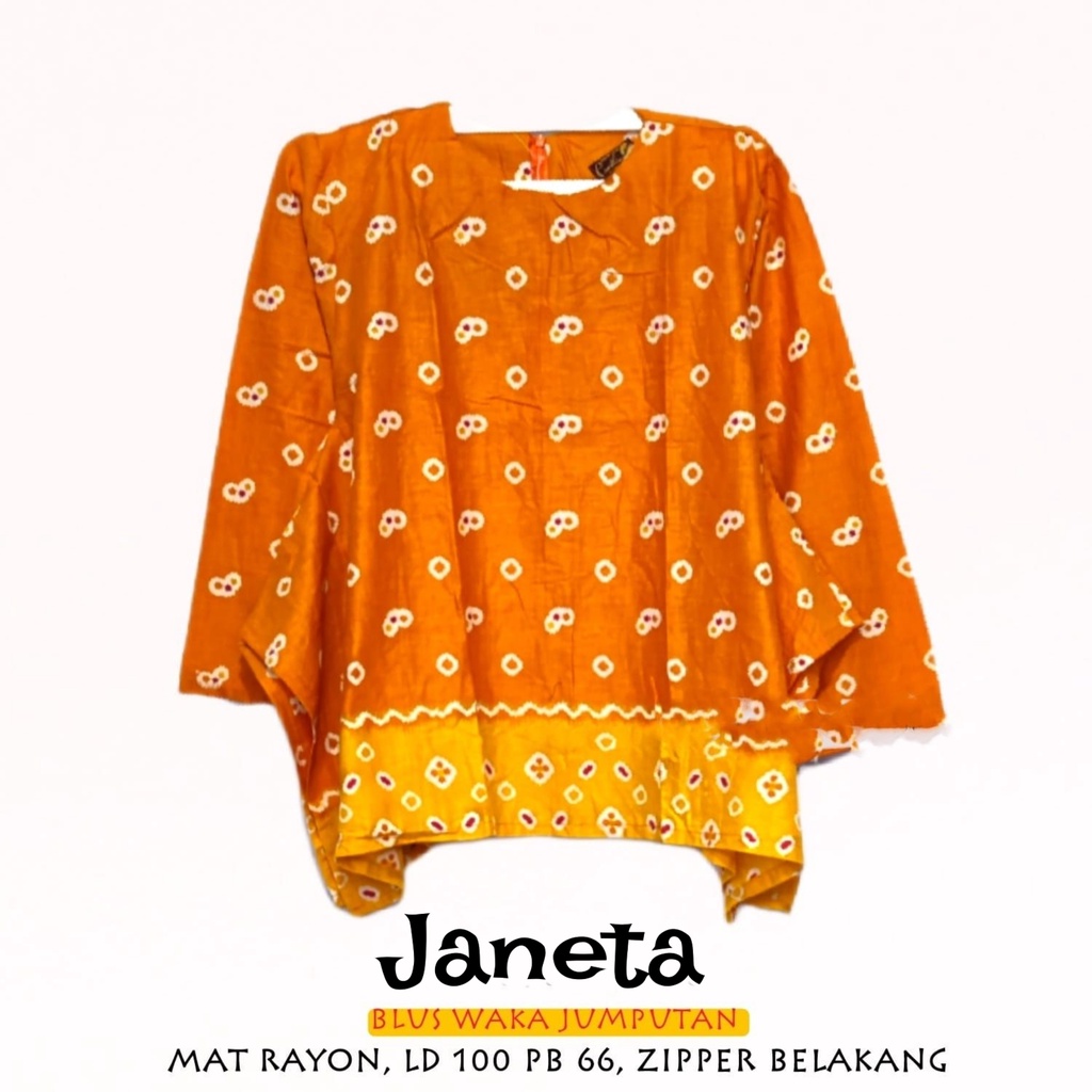 Blus jumputan janeta