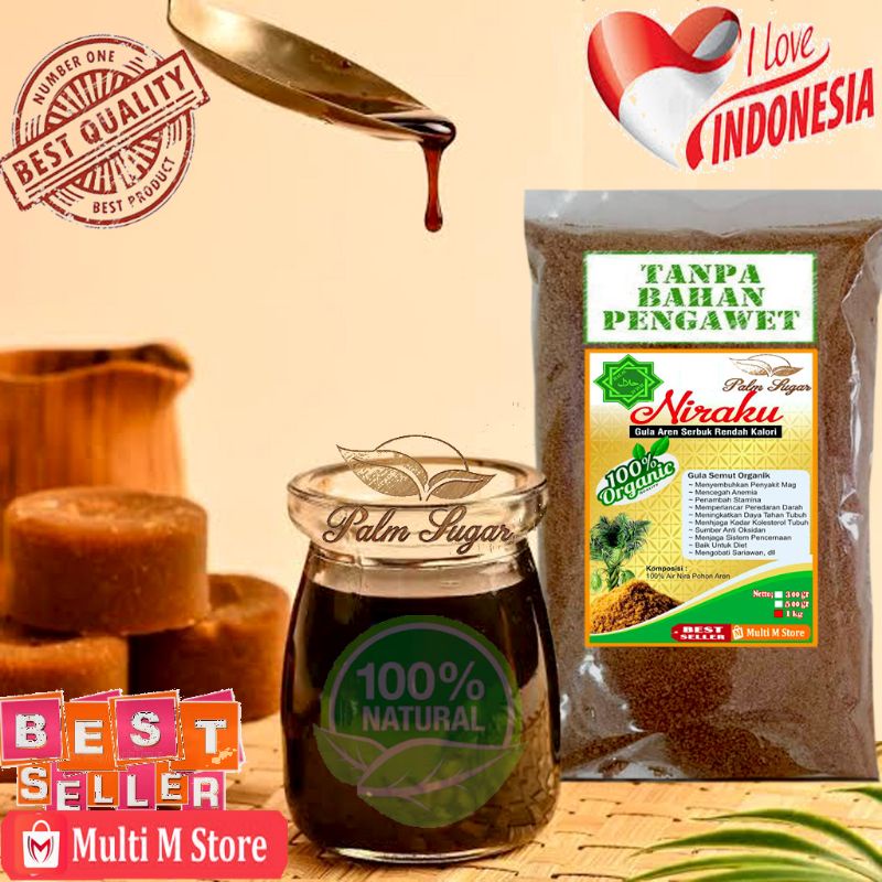 

1 Kg Gula Aren Semut Kualitas Super | Gula Organik | Anti Diabetes