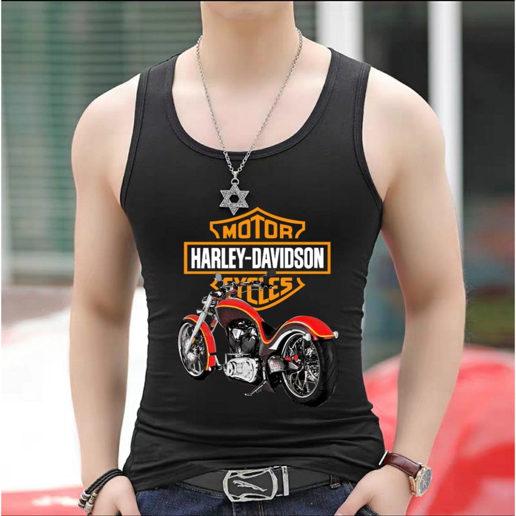 BISA COD / ALIFIO FASHION - SINGLET MOTOR HD / kaos dalam pria / singlet olahraga / terbaru