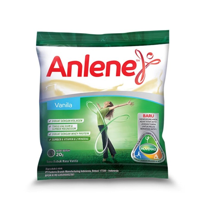 

Ee5F10 Anlene Sachet Vanilla 20Gr - 10 Pcs 6Gddv