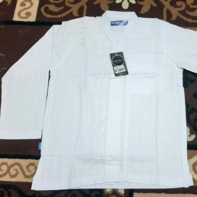 BAJU KOKO LENGAN PANJANG REMAJA /ANAK TANGGUNG PUTIH by syahdika