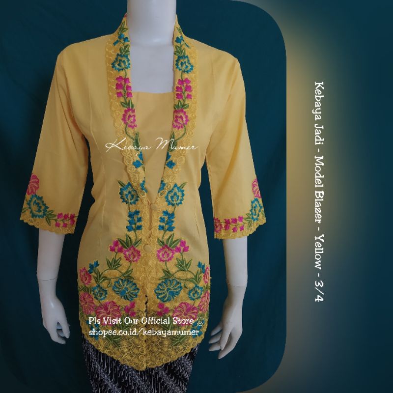 Kebaya Bordir. Kebaya Encim. Kebaya. Kebaya Encim Modern. Kebaya Blazer. Kebaya Kutubaru