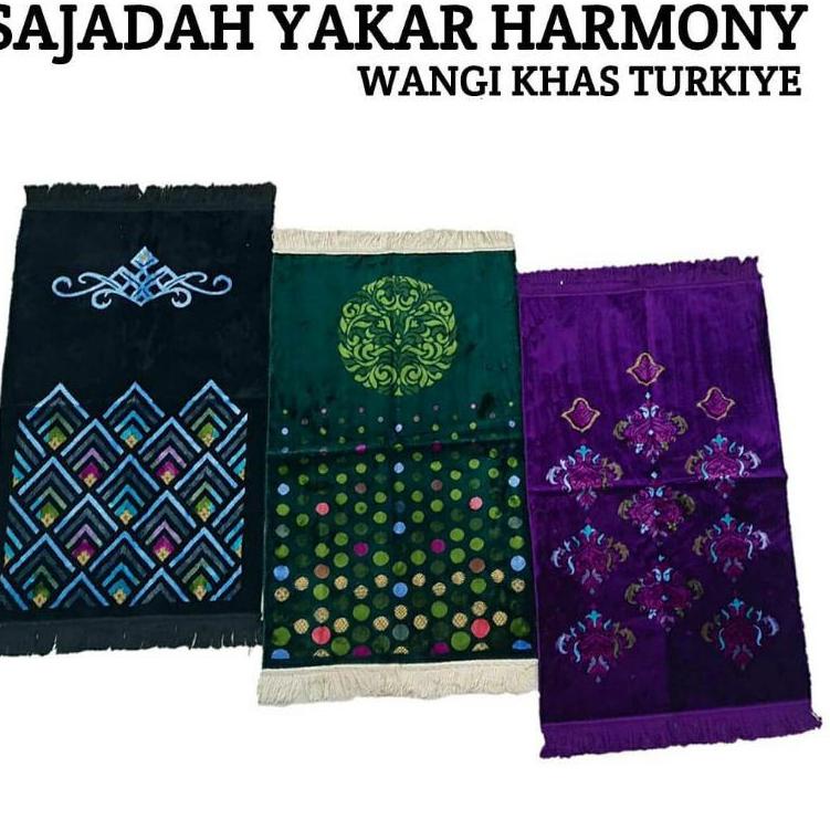 Sajadah bulu Sajadah turkiye Sajadah harum wangi Sajadah YAKAR HARMONY Sajadah Turki ◌