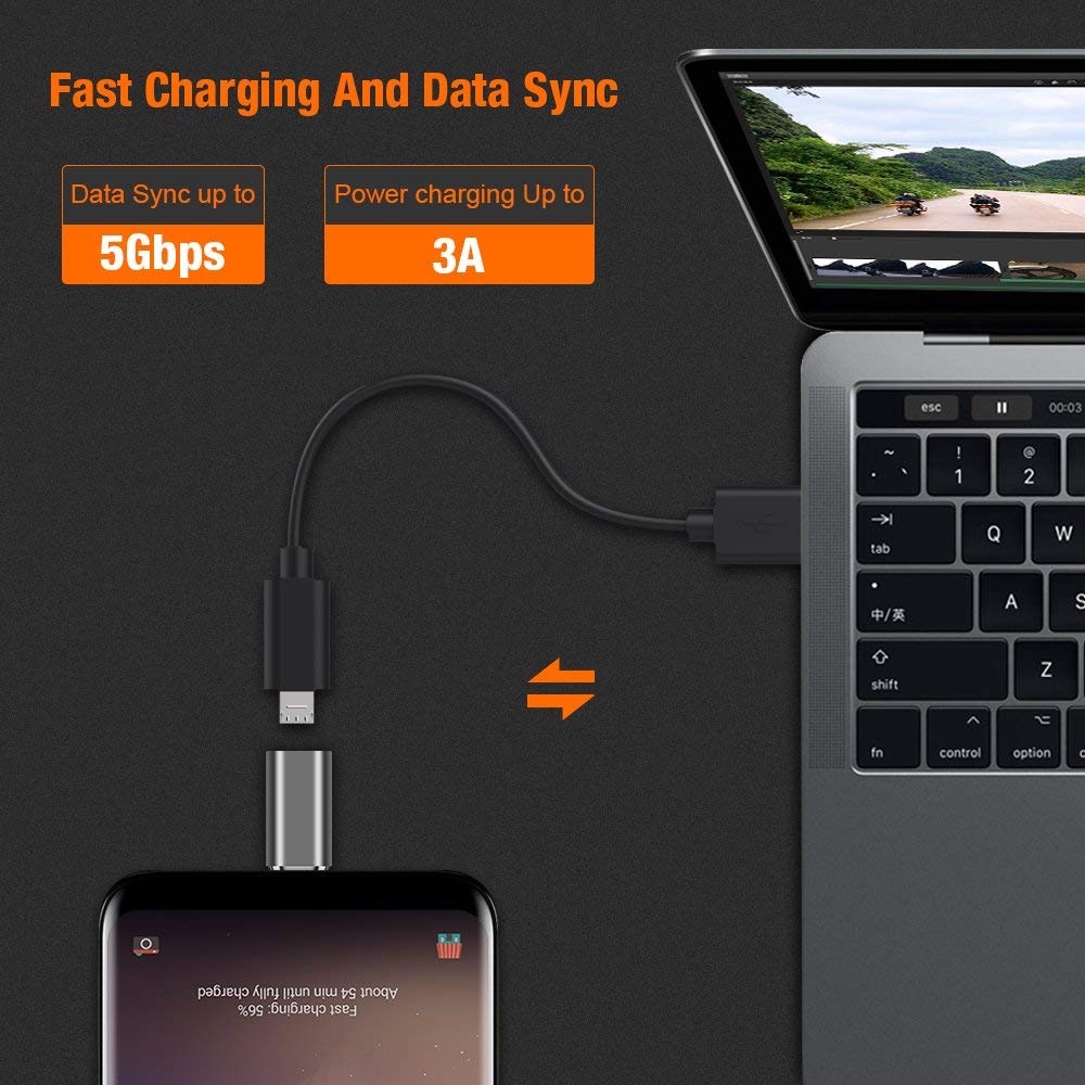 Adapter converter Usb type-C to micro USB female male