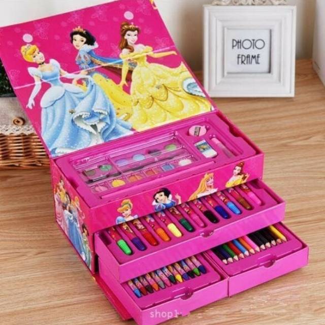 

Crayon set isi 54pcs/art isi 54 Alat Mewarnai