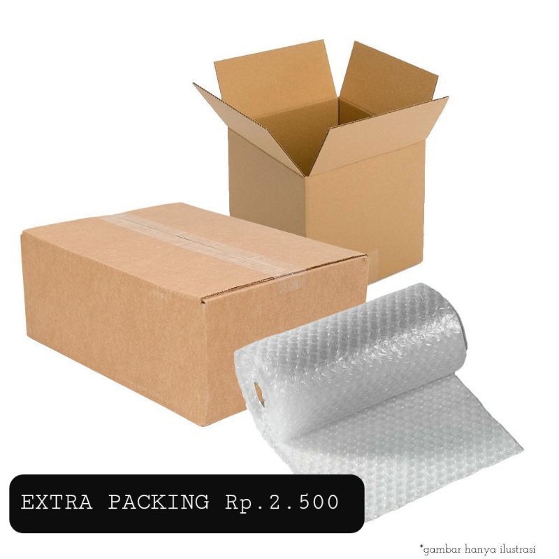 

Extra packing dus+buble wrap