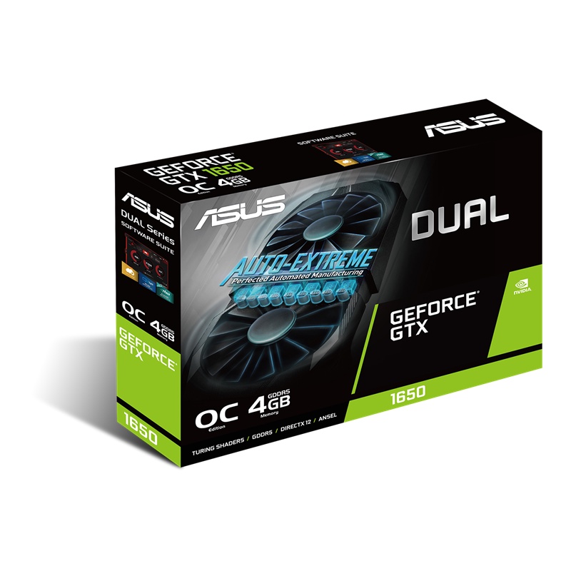 ASUS DUAL GeForce GTX 1650 OC 4GB GDDR5