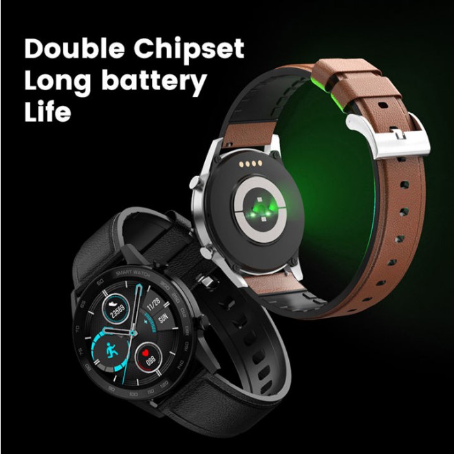 Jam Tangan Smartwatch Pria ORIGINAL DT95 Panggilan Bluetooth IP68 Tahan Air ECG Olahraga Arloji Cerdas PK L16 L13