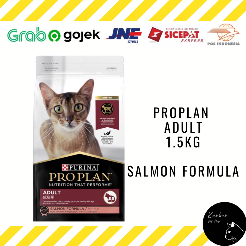 PROPLAN ADULT 1.5KG - SALMON FORMULA (DRY CAT FOO)