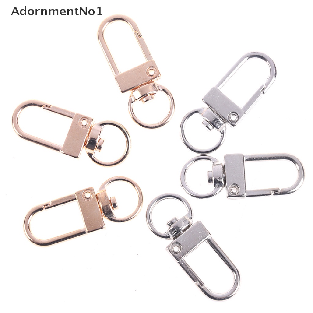 (AdornmentNo1) 10pcs Kait Lobster 13x34mm Untuk Membuat Perhiasan Kalung / Gelang DIY