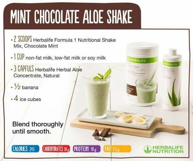 Shake Herbalife Chocomint Diet Sehat Minuman Pengatur Berat Badan Minuman Pelangsing Multivitamin Shopee Indonesia