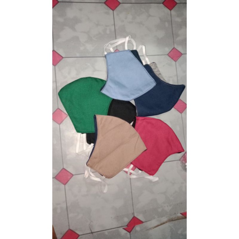 Masker scuba kain dapat (7pcs)
