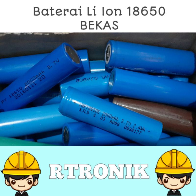 Baterai 18650 Copotan Laptop Real Capacity