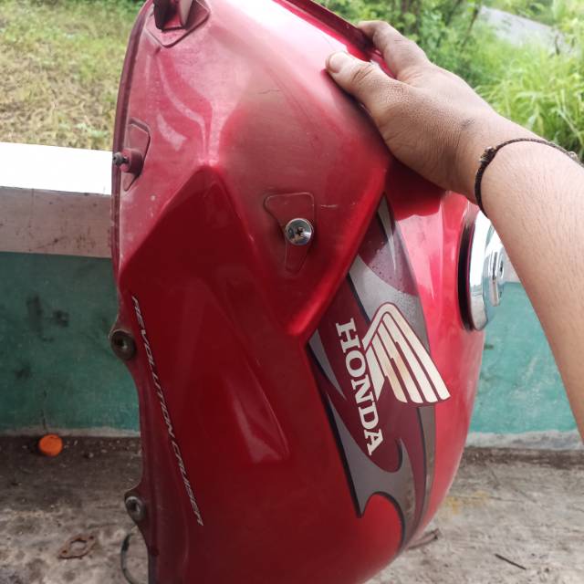 Tangki Tiger Revo Merah original utuh