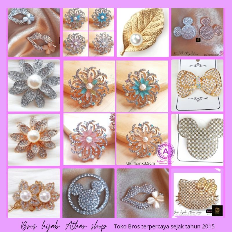 Bros import premium bros hijab athar shop bross dada bunga mutiara style korea