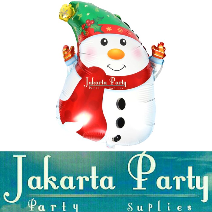 Balon Foil Snowman / Balon Merry Christmas / Balon Foil Natal