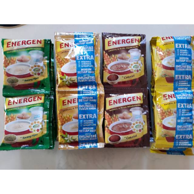 

Energen sereal dan susu 1 renteng (10 sachet)