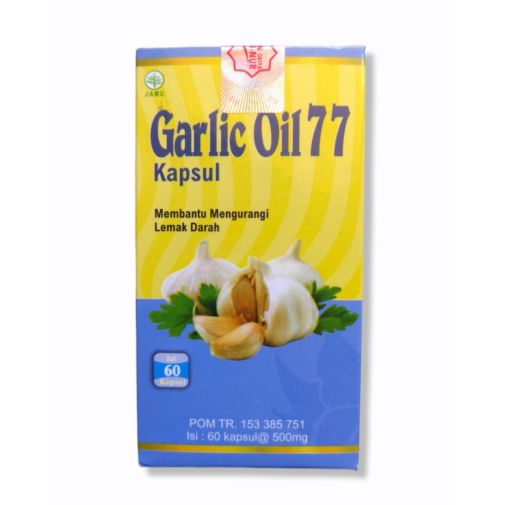 Kapsul Garlic Oil 77 Ekstrak Bawang Putih Isi 60