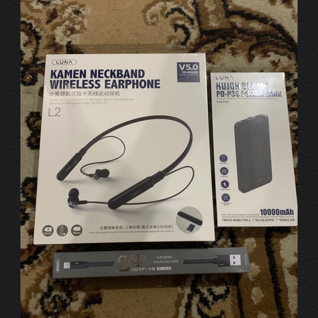 LUNA NECKBAND WIRELESS EARPHONE (MODERN SOUND PACKAGE)