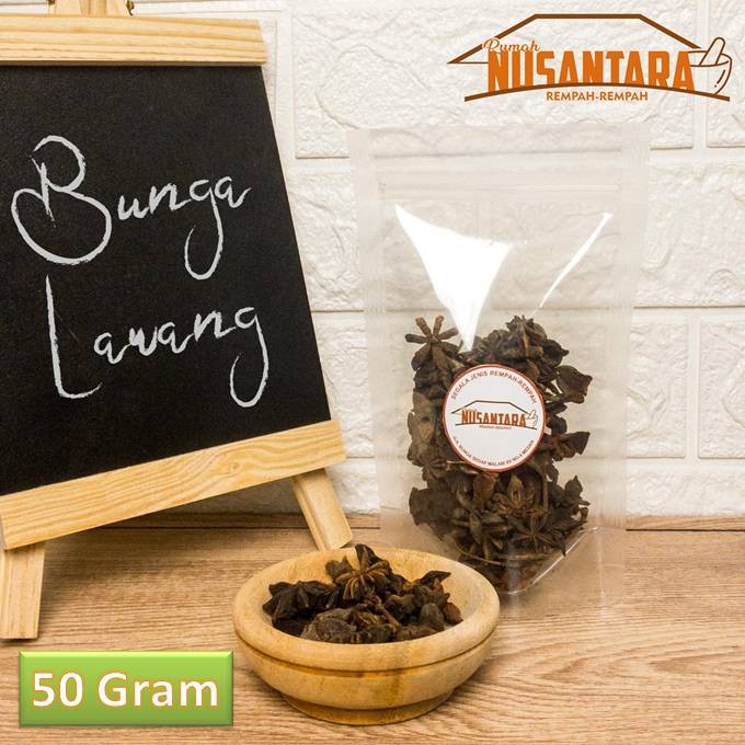 

Bunga Lawang Super - Kembang Pekak - Premium Star Anise 50gr