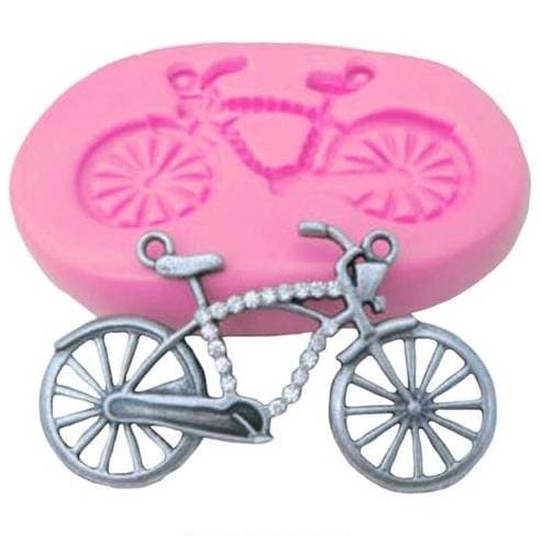 3D Silicone Mold Fondant Cake Decorate - Bicycle