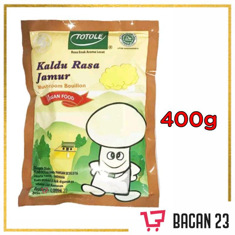 Kaldu Jamur Totole 400gr / Vetsin Vegen Halal MUI / Vetsin / Bacan 23 - Bacan23