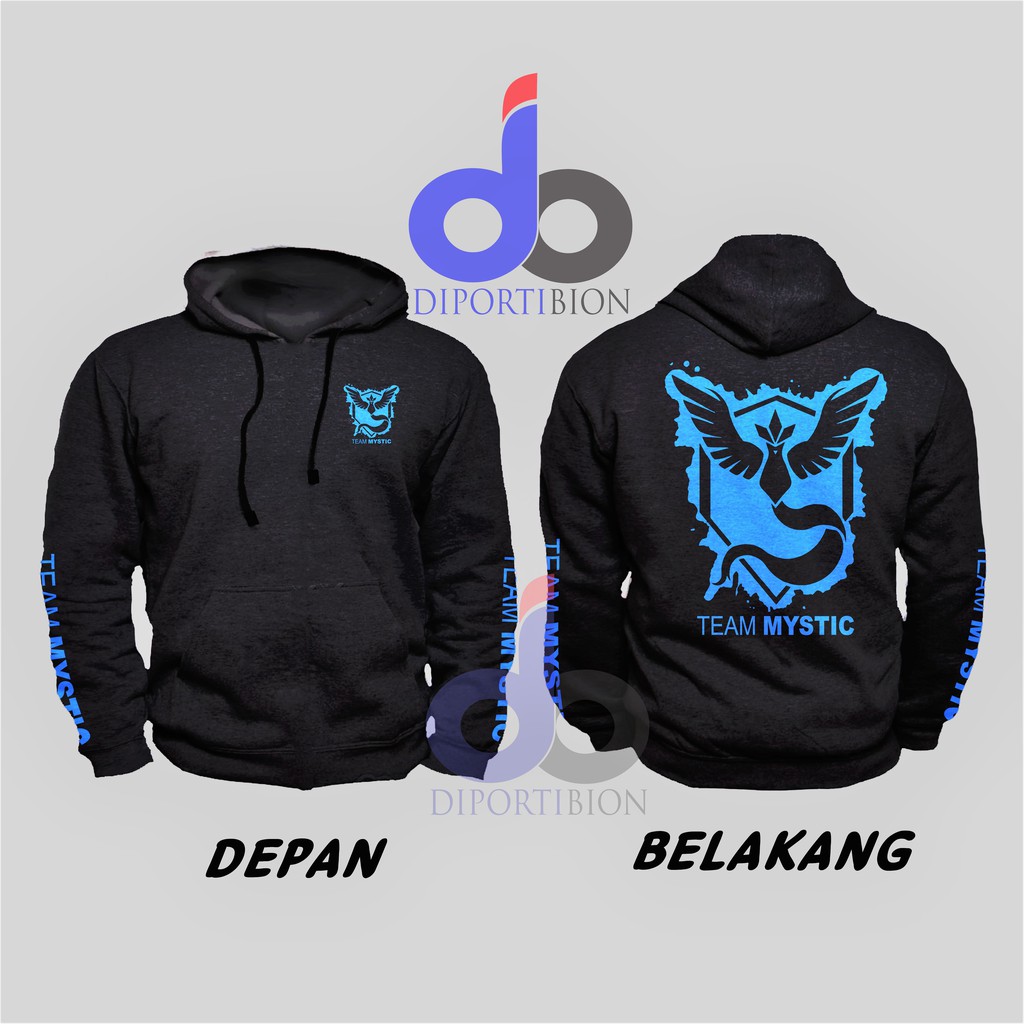 HOODIE JUMPER POKEMON GO / HOODIE JUMPER TEAM MYSTIC / HOODIE POKEMON GO TEAM MYSTIC
