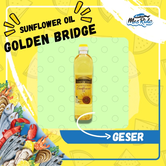 

Sunflower Oil Golden Bridge Minyak Biji Bunga Matahari Murni Termurah