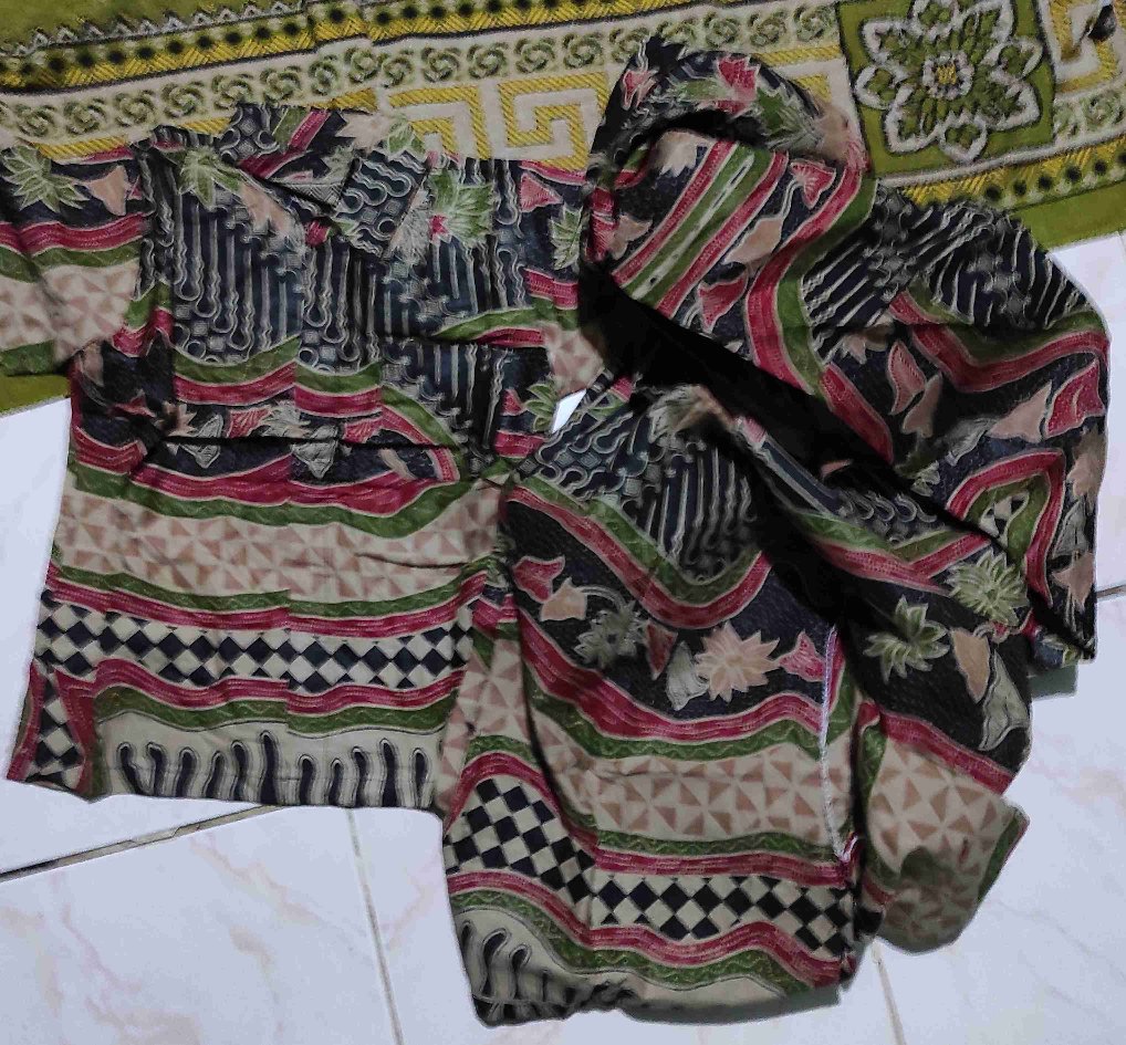 Batik Couple Gamis Keluarga Premium Kekinian / Baju Kondangan Ayah Ibu Anak Modern Elegan Terbaru