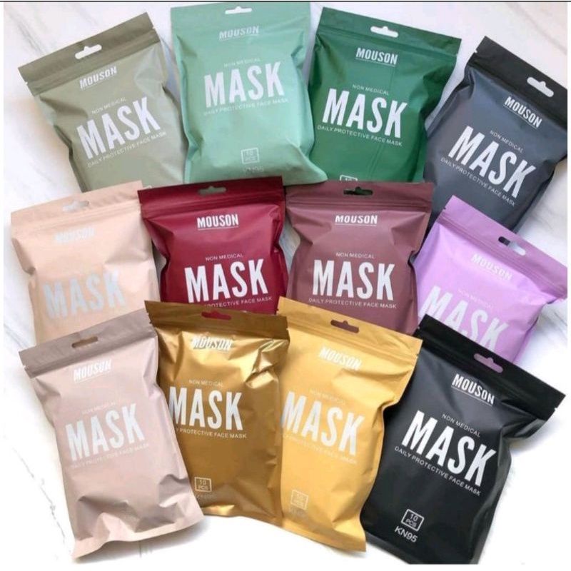 MASKER KN95 MOUSON 5PLY || MASKER KN95 WEMASK 5PLY || MASKER FASHION  SERIES