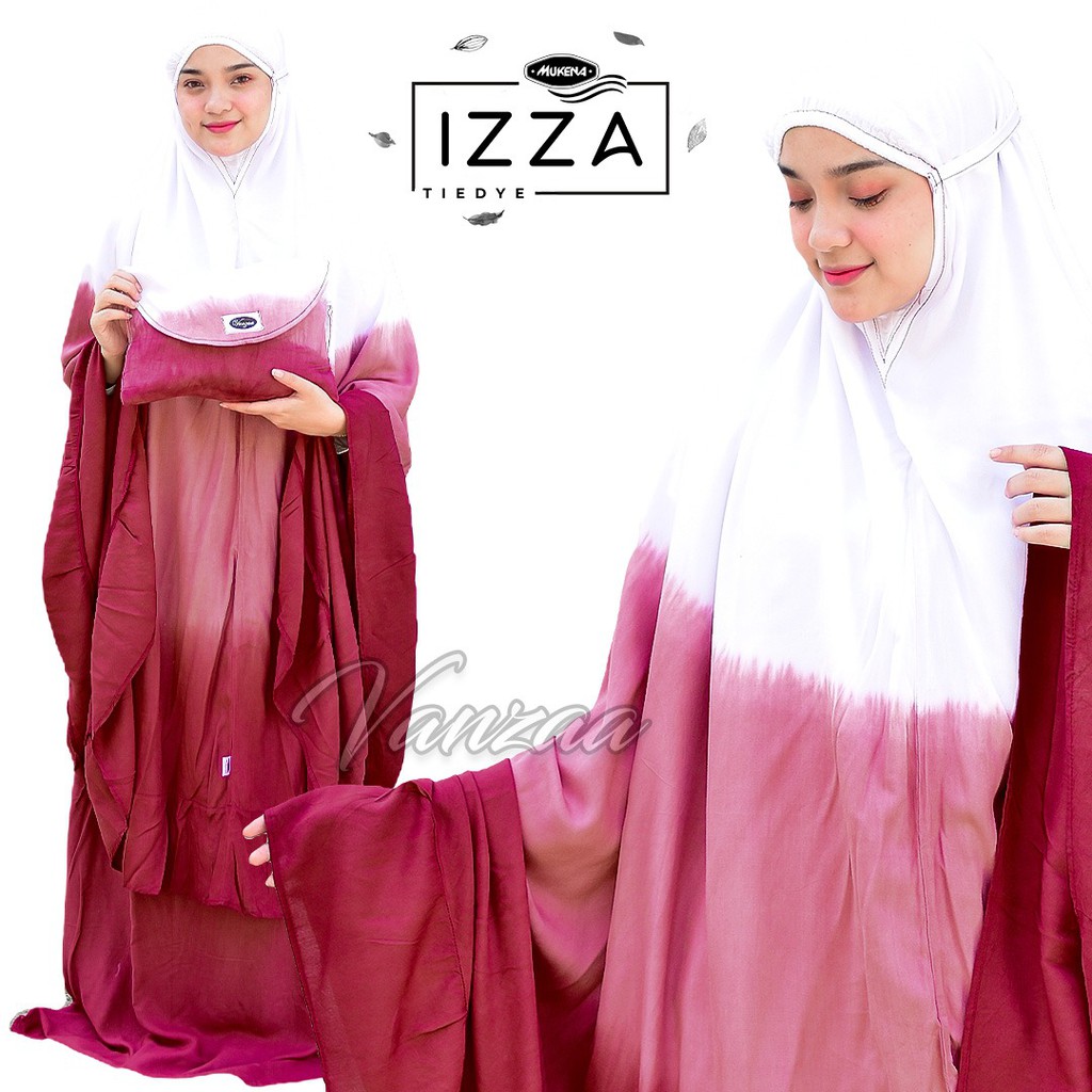 MUKENA GRADASI OMBRE TIEDYE original by vanzaa collection⁣ IZZA ARMY