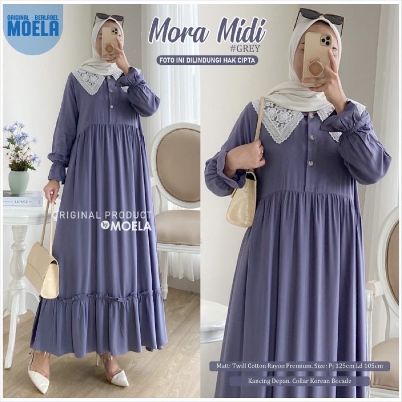 MORA MIDI DRESS ORIGINAL BY MOELA