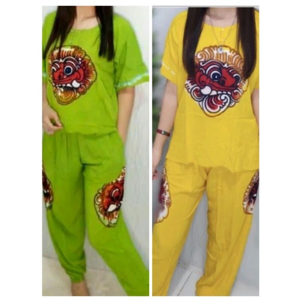 Setelan wanita setelan baju barong setelan jumbo baju bali