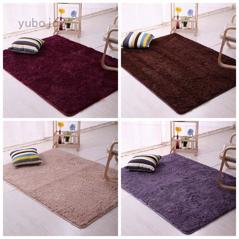 Modern Area Rugs Living Room Bedroom Soft Shaggy Carpet Anti Slip Fluffy Plush Area Rugs Shopee Indonesia