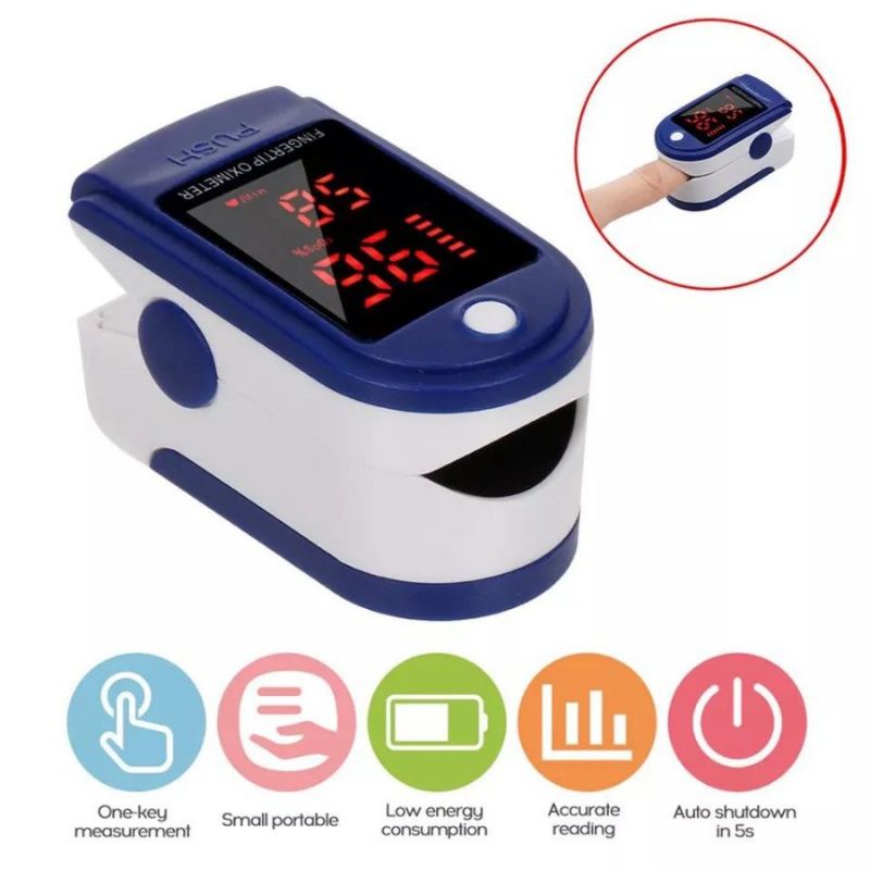 Fingertip Pulse oximeter oxymeter Lk87 ukur detak jantung
