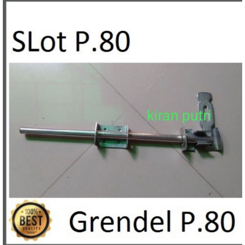 slot grendel pintu pagar besi gebyok panjang 80 cm berkualitas