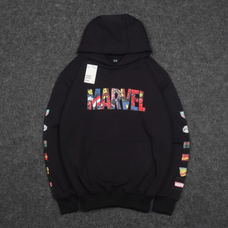 Hoodie Pria Wanita MARVEL H&M Hoodie H&M MARVEL