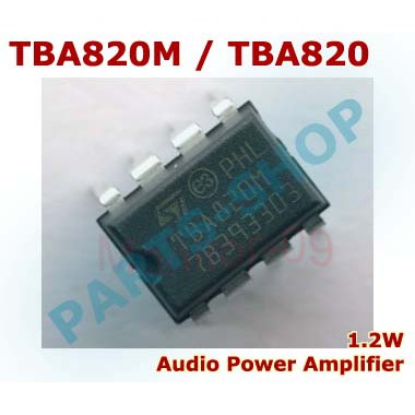 Jual TBA820 TBA820M IC 1,2W Audio Power Amplifier TBA 820 820M DIP-8