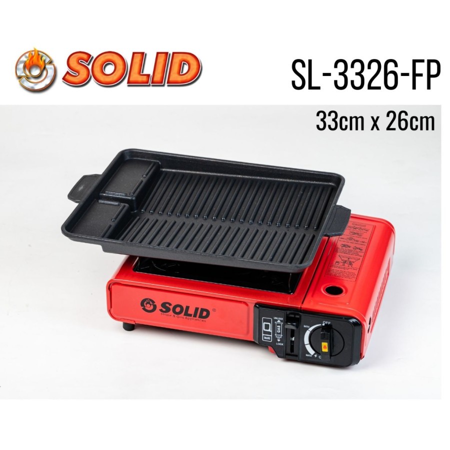 SOLID Korean BBQ Square Grill Pan SL 3326 FP