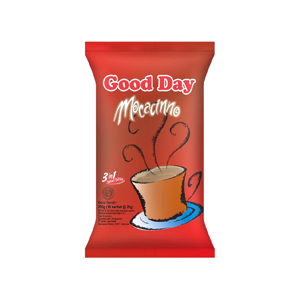 

OL8 - Good Day Kopi Instant 3 In 1 Mocacinno 10X20g